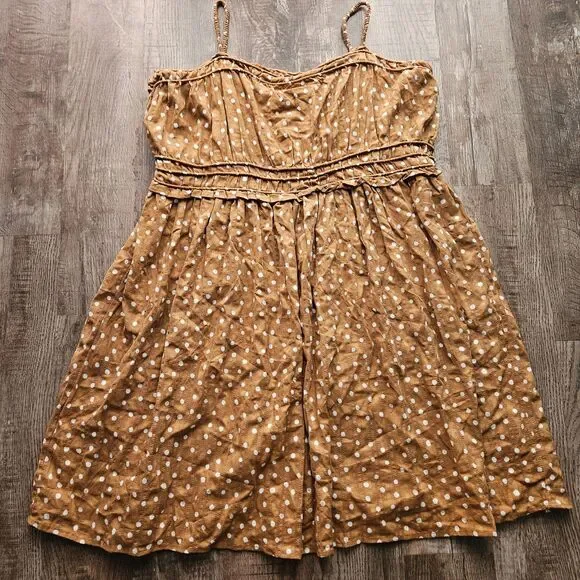 Maurices Polka Dot Smocked Dress - Picture 2 of 4